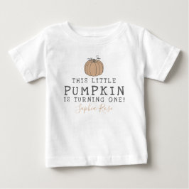 Fall Liten Pumpa födelsedagsfest neutral T Shirt