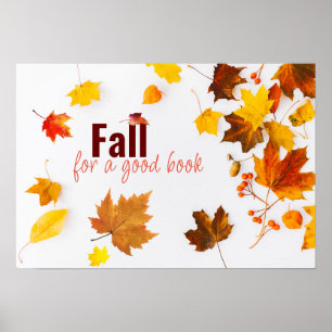 Fall Literacy Poster Skriv ut