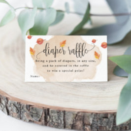 Fall Little Pumpkin Baby Diaper Raffle Biljett