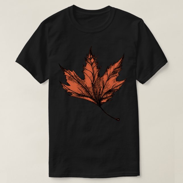 Fall Löv Drawn T Shirt (Design framsida)