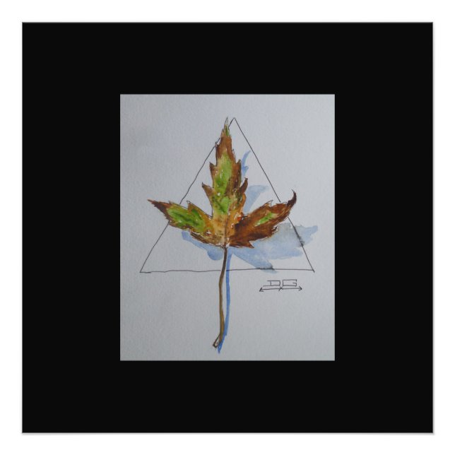 Fall löv fototryck (Framsidan)