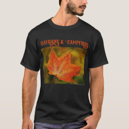 Fall löv: Hayrides & Campfire T-shirt