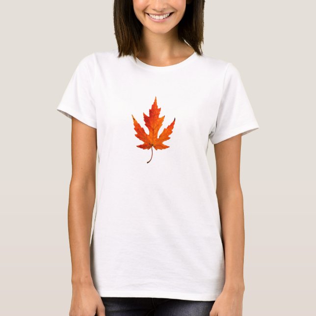 Fall Löv - Höst färger - Kvinnor T-Shirt (Framsida)