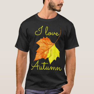 Fall Löv, I Kärlek, hösten Tee, hösten Älskare T Shirt