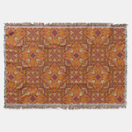 Fall Löv Mönster-pil Filt