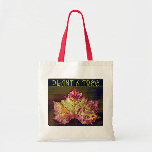 Fall Löv Plant A Träd Tote Bag Tygkasse