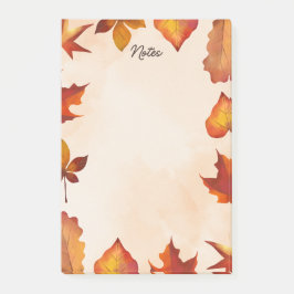 Fall Löv Post-it Notes Block