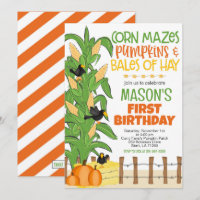 Fall Maj Maze Pumpkin Boy Birthday