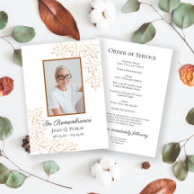 Fall Maple Löv Kant Funeral Memorial Service