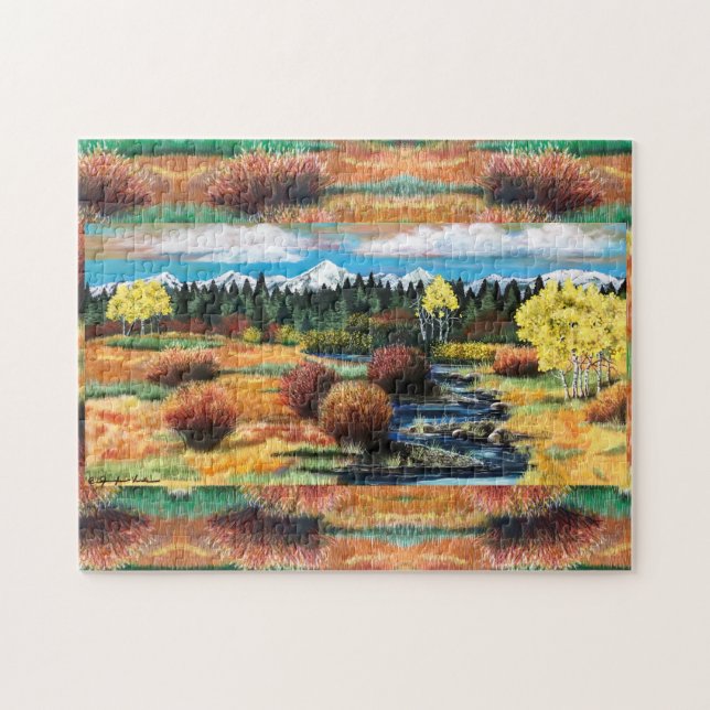 Fall Meadow Puzzle Goodluck Pussel (Horisontell)