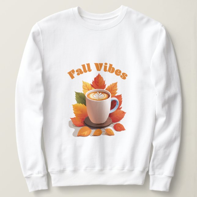 fall med kaffe t shirt (Design framsida)