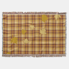 Fall med Löv som dras med vridsvinklar Filt