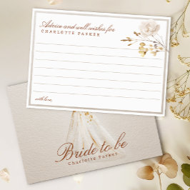 Fall Möhippa Adress & Önskemål Card Inbjudningar