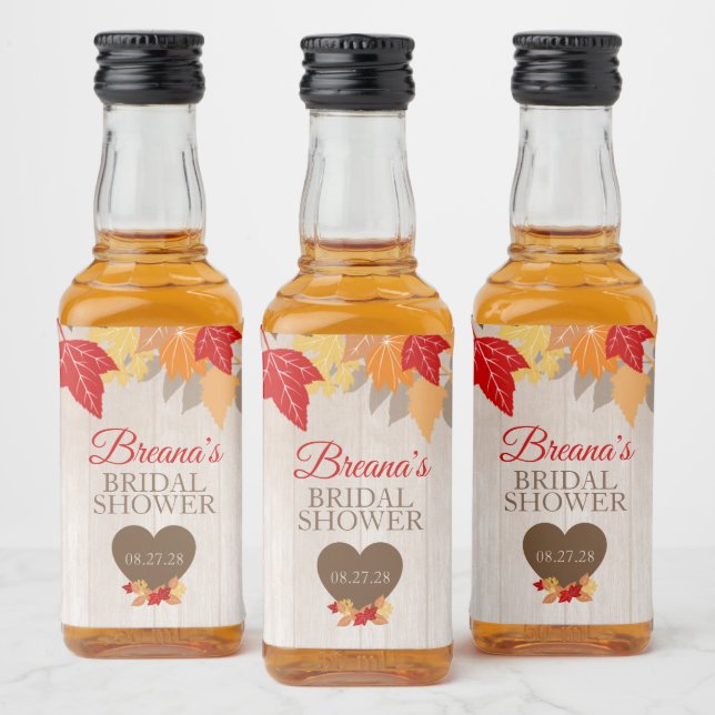 Fall Möhippa- eller bröllopsförmån Spritflaskor Etikett (Flaskor)