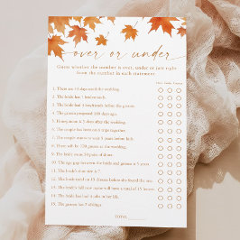 Fall Möhippa över eller under spel