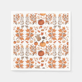 Fall mönster-design pappersservett