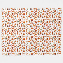 Fall Mönster Fleecefilt