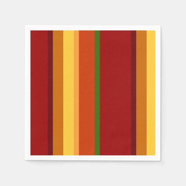 Fall Mönster NO.2: Cocktail Napkins Pappersservett (Framsidan)