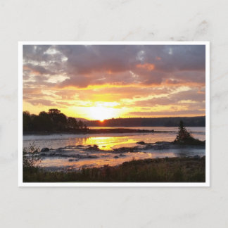 Fall Morgon på Maine's Kusten Vykort