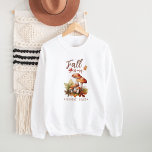 Fall Mushroom-citat T Shirt<br><div class="desc">Fall är min favoritsvamp i färg</div>