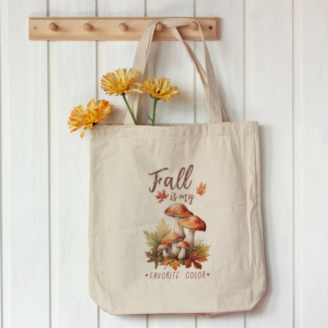 Fall Mushroom-citat Tygkasse (Skapare uppladdad)