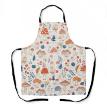 Fall Mushroom Harvest Apron