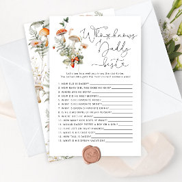 Fall Mushroom som känner pappa bäst.