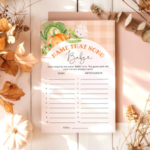 Fall Namn som sång baby Pumkin odlas lokalt