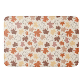 Fall natur, höstmapel löv thanksgiving dag badrumsmatta