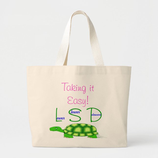 Fäll ned långsammare Delaware Jumbo Tygkasse (Framsidan)