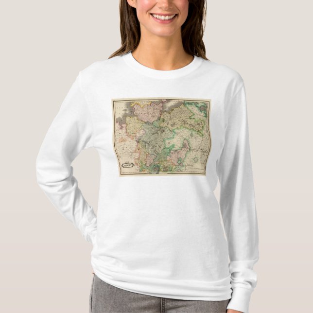 Fäll ned Sachsen Tee Shirt (Framsida)
