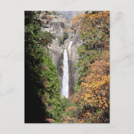 Fäll ned Yosemite Falls i November Vykort