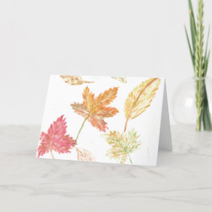Fall Note-kort Tack Kort