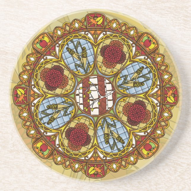 Fall Nouveau Sandstone Underlägg Sandsten (Framsidan)