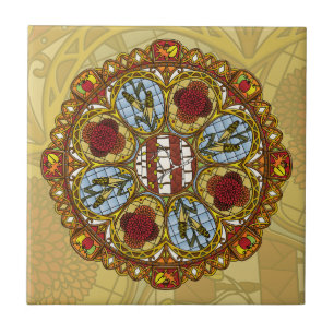 Fall Nouveau Tile Kakelplatta