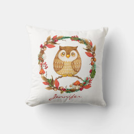 Fall Nursery Decor Cute Little Baby Uggla Autumn Kudde