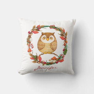 Fall Nursery Decor Cute Little Baby Uggla Autumn Kudde