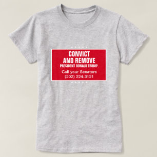 Fäll och avsätt senatens president Donald Trump T Shirt