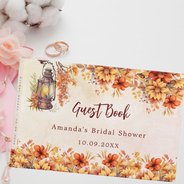 Fall orange löv Möhippan land Gästböcker (Skapare uppladdad)