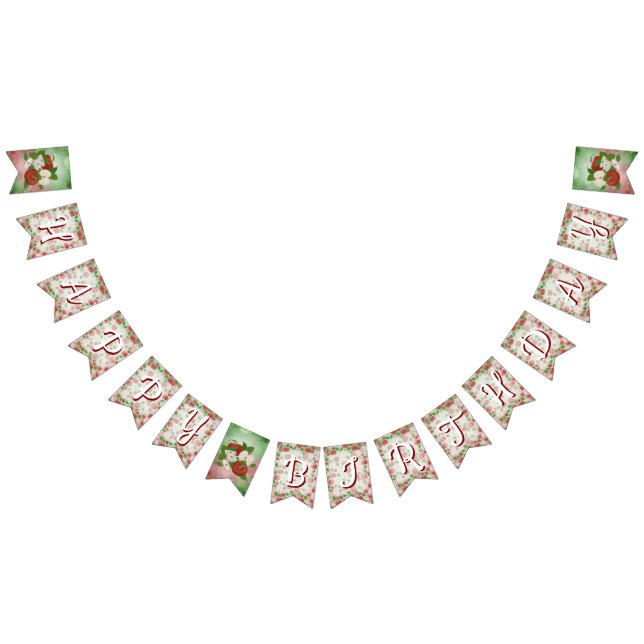 Fall Orchard Apple Harvest Birthday Bunting Banner Vimplar (Alla)