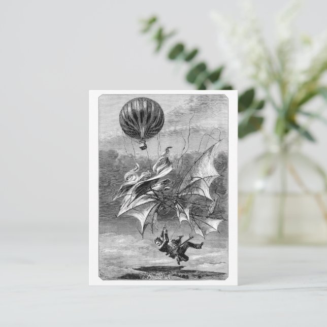 Fall på flygmannen vykort (Stående Fram)