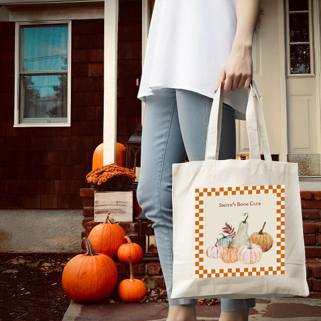 Fall Party Pumpkin Harvest Analize Customize Tygkasse (Skapare uppladdad)