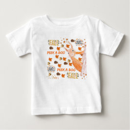 Fall Peek-a-boo Squirel T Shirt