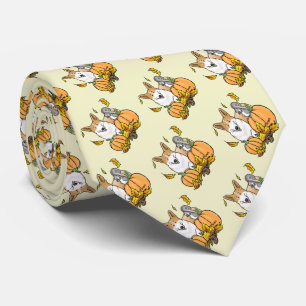 Fall Pembroke Welsh Corgi (röd 1) Pumpkins Cute Slips