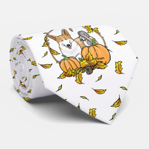 Fall Pembroke Welsh Corgi (röd 1) Pumpkins Cute Slips