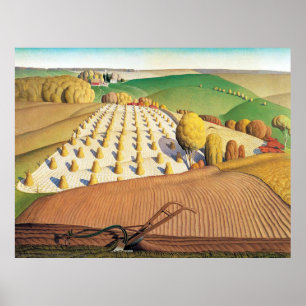 Fall Plowing 1931 Poster