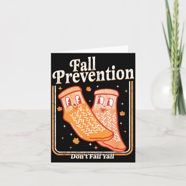 Fall Prevention Don't Fall Y'all Physical Therapy  Kort (Framsida)