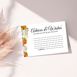 Fall Pumkin Advices & Önskemål Möhippa Tilläggskort