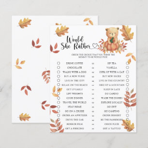Fall pumpa / Hon eller hon Baby Shower Lek