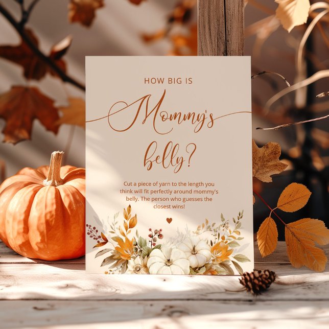 Fall pumpa hur stort är mamma belly-spelet? poster (Skapare uppladdad)